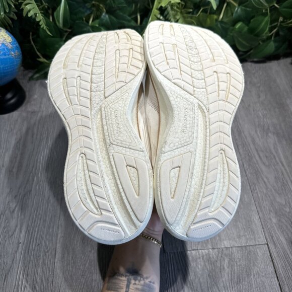 Saucony Womens Ride 18 S11000-104 White Running Shoes Sneakers Size 9 - Picture 7 of 10